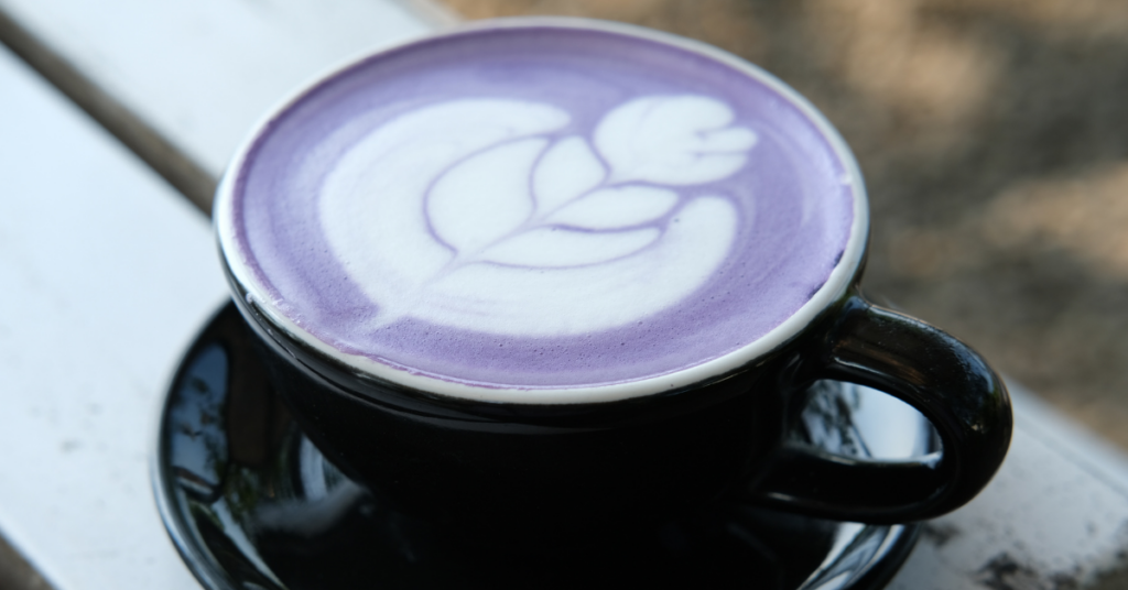 Ube-Latte